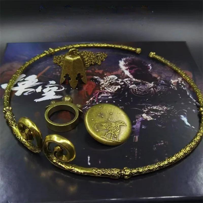 Черная мифическая игра Goku периферийное ожерелье кольцо значок колготки набор из четырех металлических изделий коллекционное издание делюкс подарок для друзей