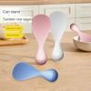 Food Grade Silicone Tumbler Rice Spoon Non Stick Standing Rice Spoon Heat Resistant Rice Spoon Rice Cooker Kitchen Accessories