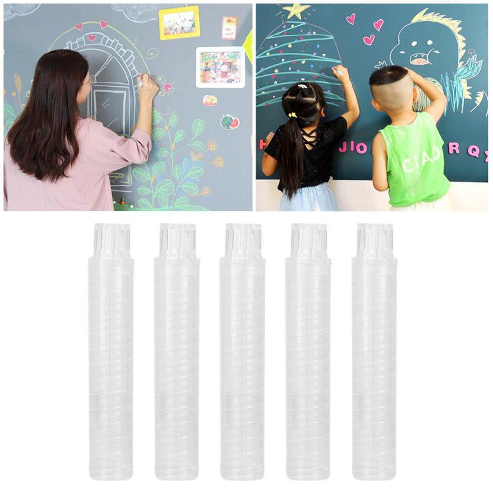 Office Reusable Transparent Washable Chalk Pen Holder Chalk Protector Chalk Clip Cover Extender