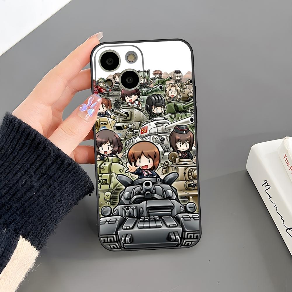 Чехол для телефона Girls Und Panzer для iPhone 16 Plus 15 14 Pro Max 13 Mini 11 12 Xr X Xs 6 7 8 SE Plus Задняя крышка