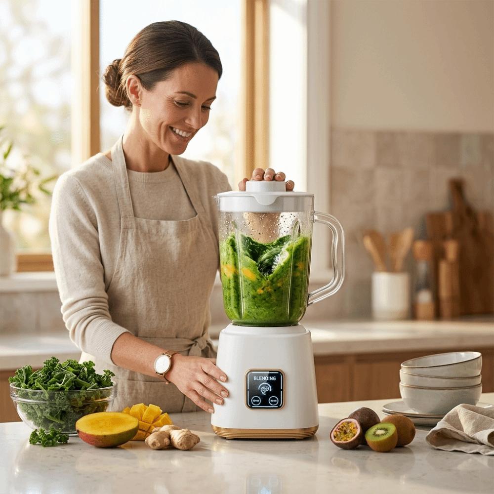 Wireless Mini Blender 750ml Large Capacity Portable Blender Daily Helper Juice Mixing Cup Home
