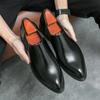 Fashion Slip On Man Original Loafers Wedding Party Dress Shoes Men British Style Business Shoes Leisure Walk Driving Footwear Moccasins