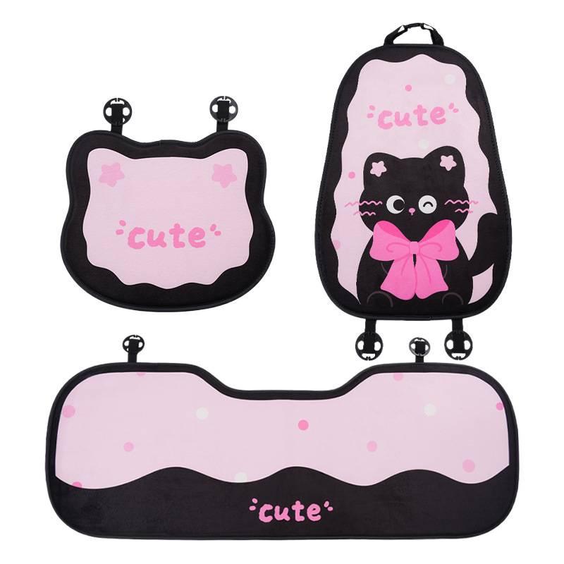 Очаровательная мультяшная подушка для автокресла на все сезоны - Идеально подходит для дам