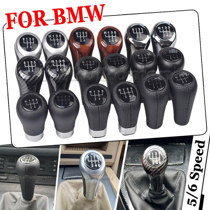 Подходит для BMW 1 3 5 6 серии E30 E32 E34 E36 E38 E39 E46 E53 E60 E63 E83 E84 E90 E91 автомобиль 5 6 скорость кожаный рычаг переключения передач ручка переключения передач