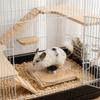 Long-Lasting Chinchilla Running Plate Glass Hamster Exercise Wheel Hamster Running Wheel  Rats