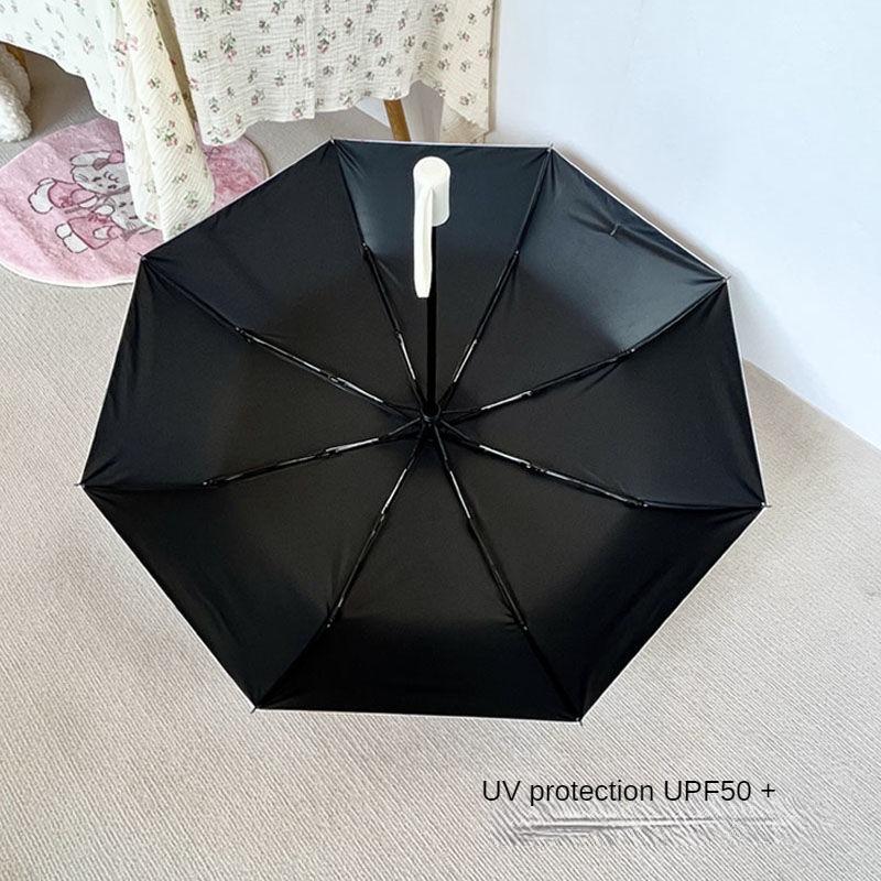 Ink Painting Umbrella Wind-Resistant Automatic Rain Or Shine Dual-Use Umbrella Sun Protection Sun Umbrella UV Protection Vinyl Sun Umbrella