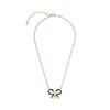 Chanel 25B Autumn Winter Bow Design Lucky Necklace Unisex necklace Gold ABG277-B21852-U3435