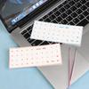 Korean Language Tear-Off Film Keyboard Sticker Desktop Laptop Key Sticker Single Film Universal Transparent Engraving Sticker
