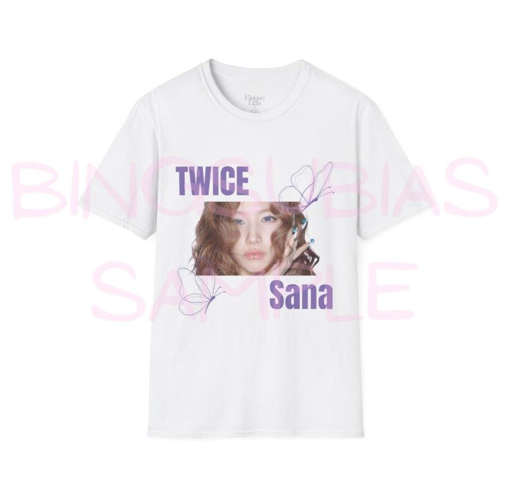 Футболка Twice в стиле K-Pop | Версия Саны. | Линия Теории Цветения