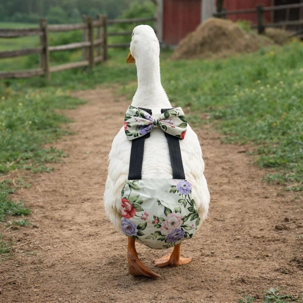 Elastic Band Chicken Physiological Pants Adjustable Poultry Nappy Poultry Costume Goose Duck