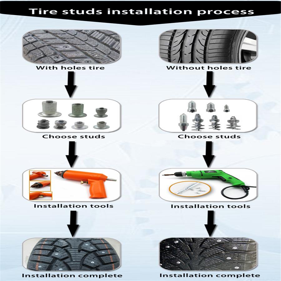 100 шт. 9 мм автомобильные мотоциклетные шины шпильки винты шипы зимние зимние шины прочные