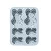 Rabbit Silicone Cake Mold Baby Food Making Mould DIY Easter Bunny Egg Pudding Jelly Candy Chocolate Molds Bread Baking Tool