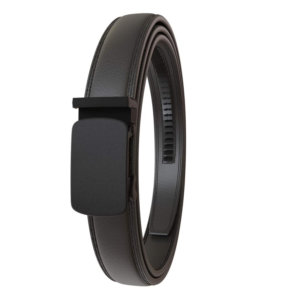 Современный мужской кожаный автоматический ремень с возможностью укорачивания