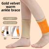 Утолщенный золотой бархат длинный защита от холода до икры удобные теплые короткие защита лодыжки велосипедные носки до лодыжки вязаные антифриз