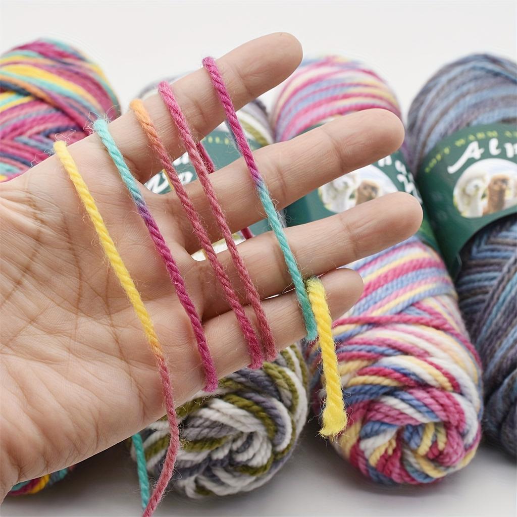 3 Pack Alpaca Blend Yarn (100g Each, 110m) Soft & Durable Worsted Weight for Knitting & Crochet – Sweaters, Blankets, Scarves 3.5-4.5mm Needles/Hooks