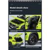 1/24 BMW THE XM Alloy Car Model Toy Metal Die Cast Off-Road Vehicle Sound Light Pullback Function SUV Car Boy Gift