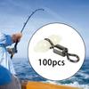 100 штук крестообразных рыболовных вертлюжков, соединители, светящиеся вертлюжки для оснастки для сома