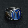 Niche Exquisite Gothic Simple Fashion Men's Birthday Gift Ring Zircon Anniversary Street Party Light Luxury Ring Zircon