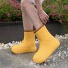 Solid Color Women's Rain Boots EVA Fashionable Outdoor Trend Versatile Waterproof Anti-slip Ultra-light Casual Women's Shoes