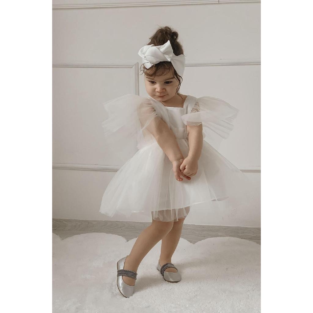 Атласное вечернее платье цвета воды для девочек, праздничное платье для дня рождения для девочек