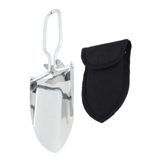 Эргономичная многофункциональная садовая лопата, надежная складная лопата для посадки растений из нержавеющей стали для двора