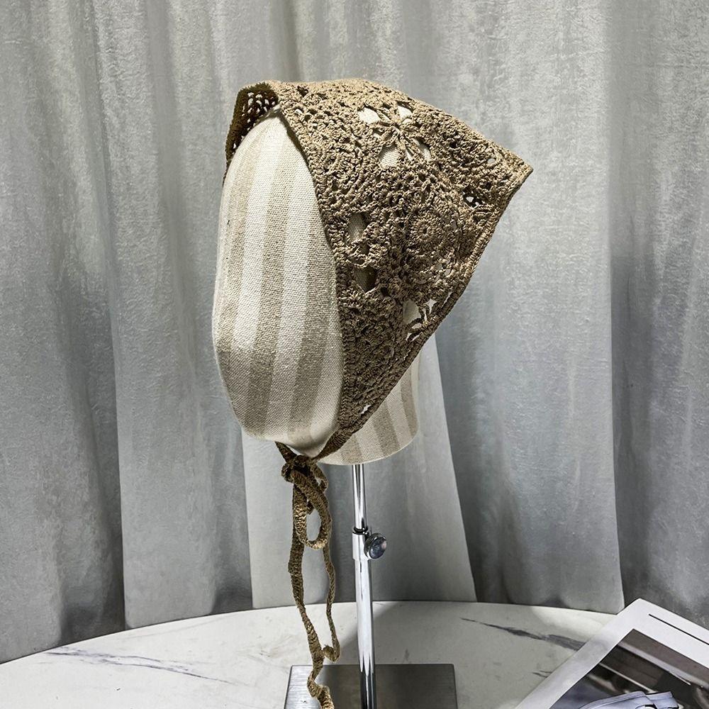 Fashion Vintage Knitted Lace Headwear Headband Triangle Scarf Hair Scarf