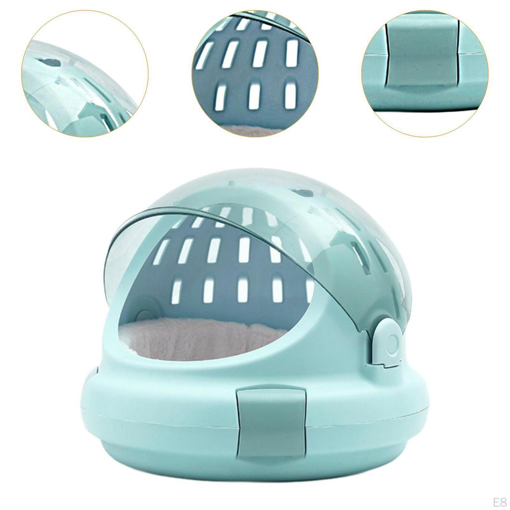 Cat Carrier Pet Travel Dog Crate Lightweight Small for Outdoor Use