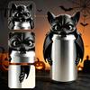 Unique Kitchen Accessories Bat Can Cover for Standard Soda Cans, 3D Printed Reusable Drink Topper Fun Beverage Gadgets with Eyes & Wings, Novelty