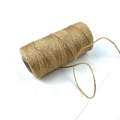 Тонкий джутовый шпагат пеньковая подарочная упаковочная веревка для упаковки произведений искусства своими руками