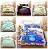 Frog Bedding Set, Animal Duvet Cover, Pillowcase 2/3pcs, Children's Cartoon Cover, Single Double Bed, Home Textile