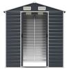 Garden Shed Anthracite 191 x 130 x 198 cm Galvanized Steel