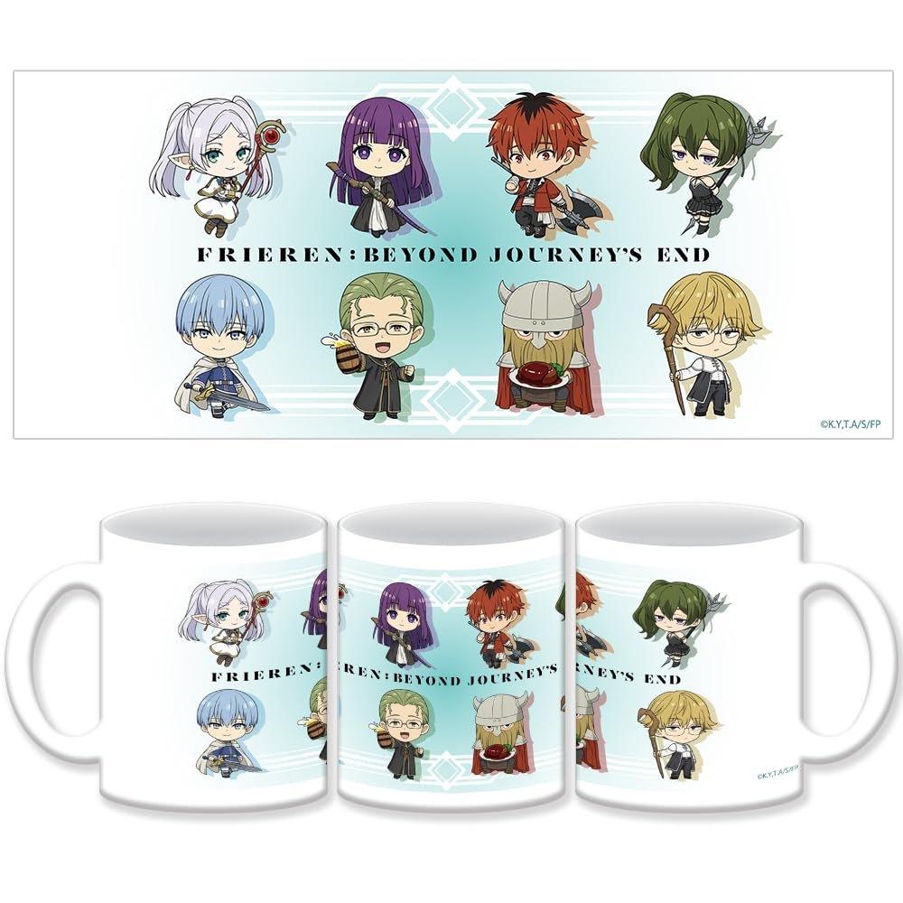 Atfes Frieren: Beyond Journey's End Frosted Glass Mug B Anime Character Drinking Cup