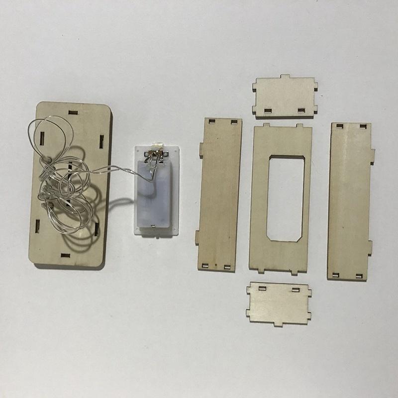 2020 New Wooden Islam Muslim Eid Mubarak Ramadan Home Party Ornament Decor Led Wooden Diy Table Deco