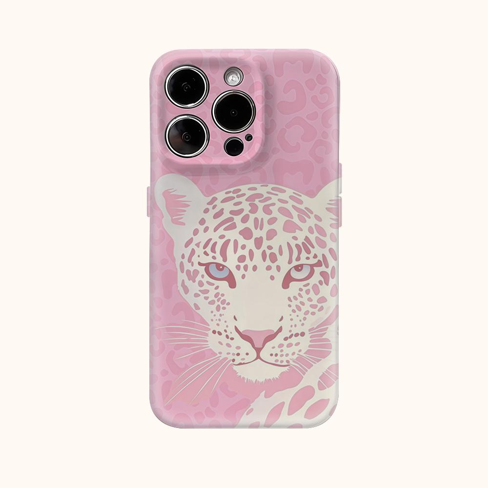 Розовый ЛеопардДля Магнитного Чехла для Телефона для IPhone 17 16 15 14 13 Pro Max Plus Однослойный Двухслойный Прочный Чехол