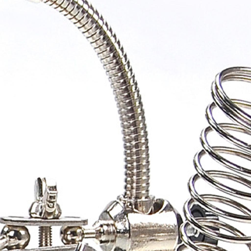 Светодиодная лампа с зажимом увеличительное стекло легко регулируемый инструмент для ремонта оборудования увеличительное стекло паяльная станция для электронной пайки