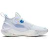 New LiNing SONIC 10 Cushioning Anti Slip And Wear Resistant Coverage Support Mid Top Basketball Shoes Men's White ABAS069-3