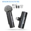 BOYA BOYALINK A Беспроводной петличный микрофон для iPhone iPad Android-телефонов Type C DSLR-камеры YouTube Прямая трансляция Запись