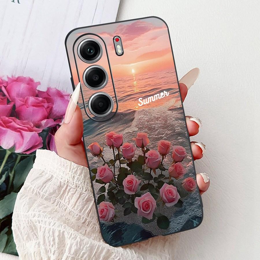 Чехол для Tecno Camon 40 Pro 5G CM7 Милый Кот Крутой Расписной Мягкий Силикон ТПУ Задняя Крышка Для Tecno Camon40 Camon 40Pro Чехлы для Телефона