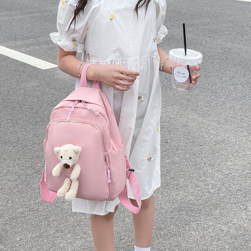 Интернет знаменитости горячая распродажа сращивание медведь детский рюкзак новый детский забавный милый рюкзак мужская и женская мода мультфильм ручная сумка