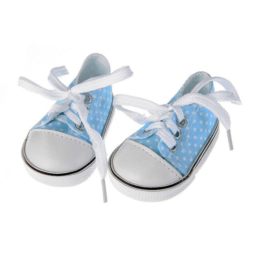 Lace-up BJD Doll Shoes Mini Doll Sneakers Doll Accessories Mini Casual Shoes  Children Toy
