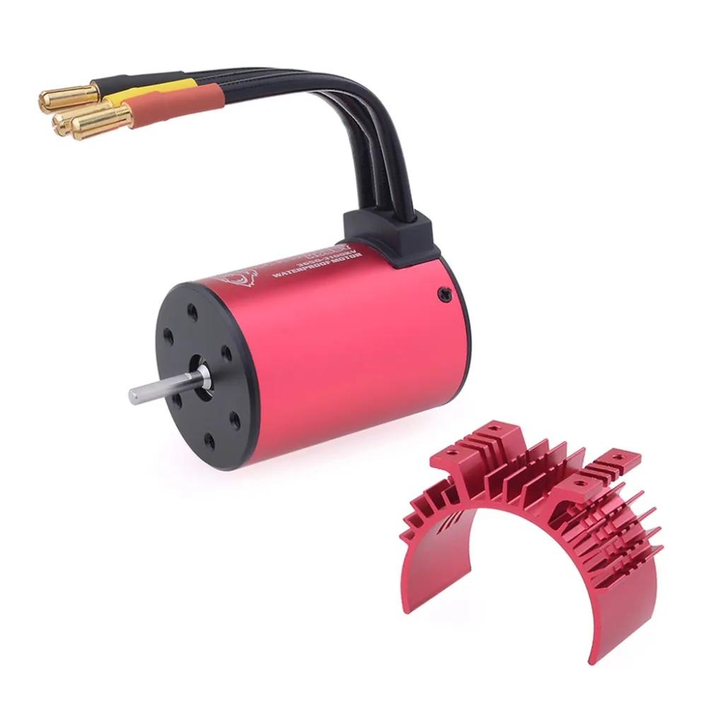 SURPASS HOBBY KK Waterproof Combo 3650 2300KV 3100KV 3600KV Brushless Motor w//Heat Sink 45A / 60A Brushless ESC for RC 1/10 Car