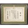Award Certificate Frame with Paulownia GT24 for Awards and B3 Size X with UV Protection Reinforced Acrylic High-grade Crest, Type, (365 515)