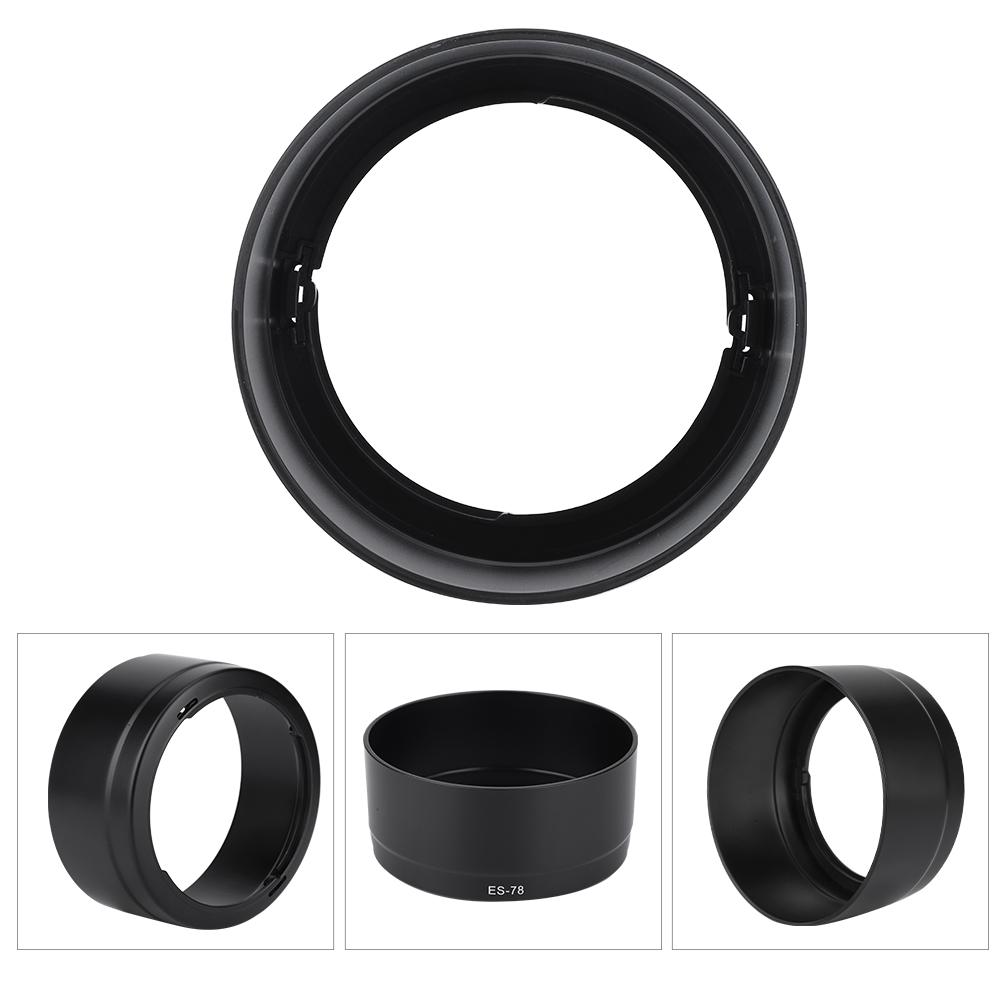 ES 78 Качественная портативная пластиковая бленда для объектива камеры для Canon EF 50 мм F1.2L USM