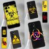Логотип-символ биоопасности Чехол для Samsung Galaxy S24 S23 S22 Ultra S20 FE S21 FE Note 10 20 S8 S9 S10 Plus Чехол