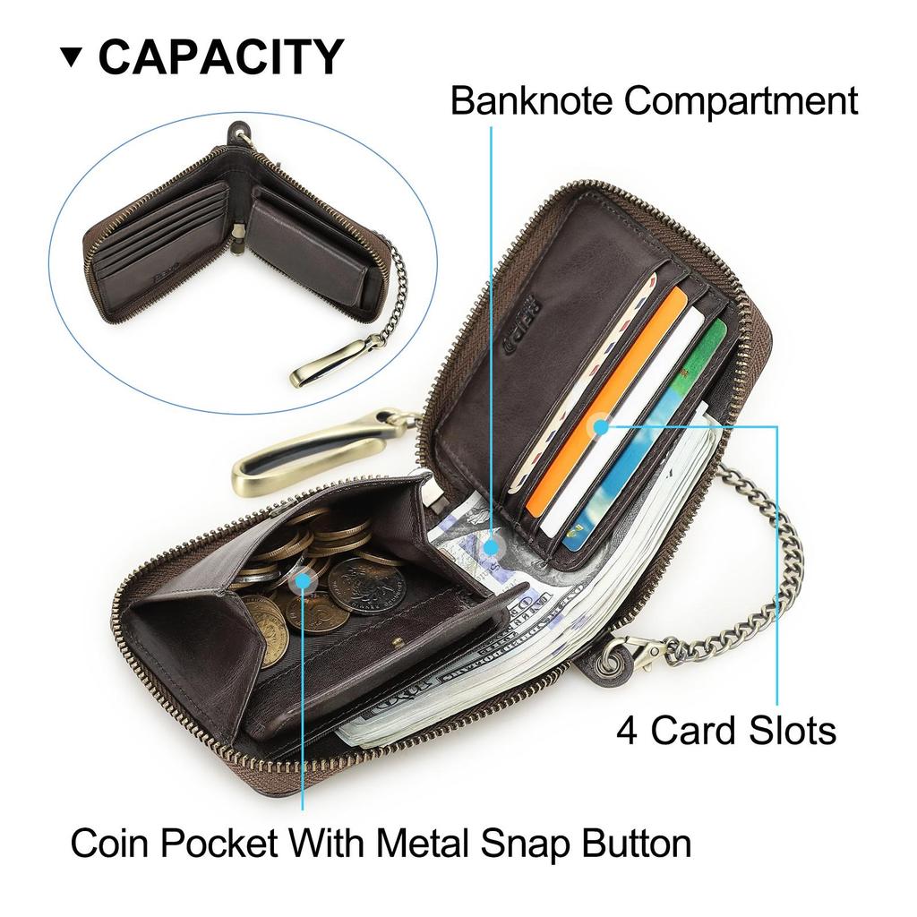 Кошелек CONTACT'S из натуральной кожи в классическом стиле для мужчин, короткий мужской кошелек FRID, мужской модный держатель для карт высокого качества, небольшой кошелек для мужчин