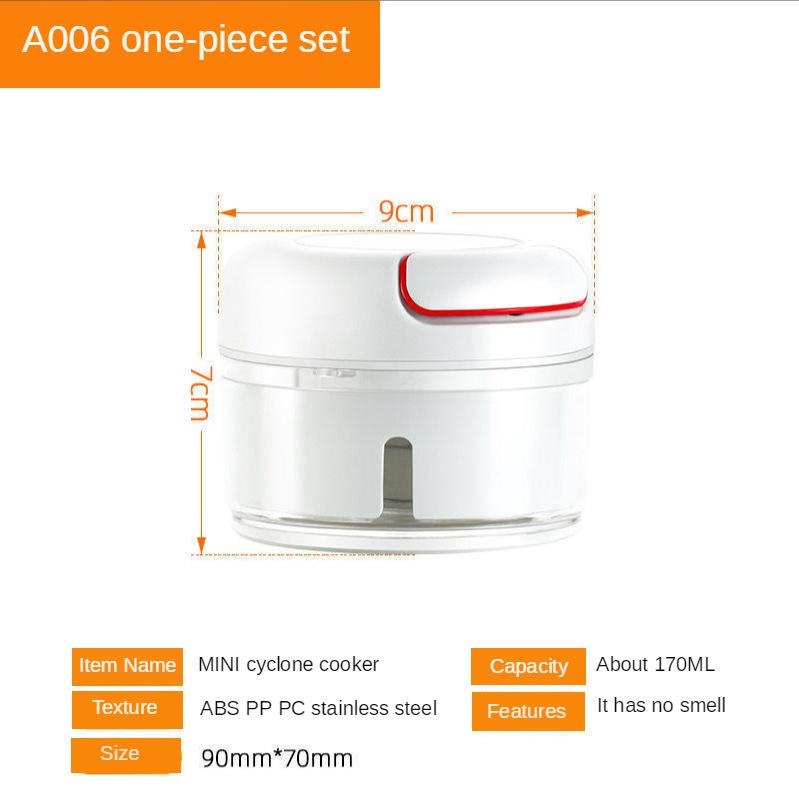 Mini Garlic Press Mashed Garlic Manually Crushed Minced Garlic Stir Stuffing Hand-pulled Crusher with Brush Home Kitchen Tools