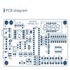 DIY FM радио электронный комплект регулируемая частота 87-108 МГц цифровой дисплей паяльный проект практика припой RDA5807S