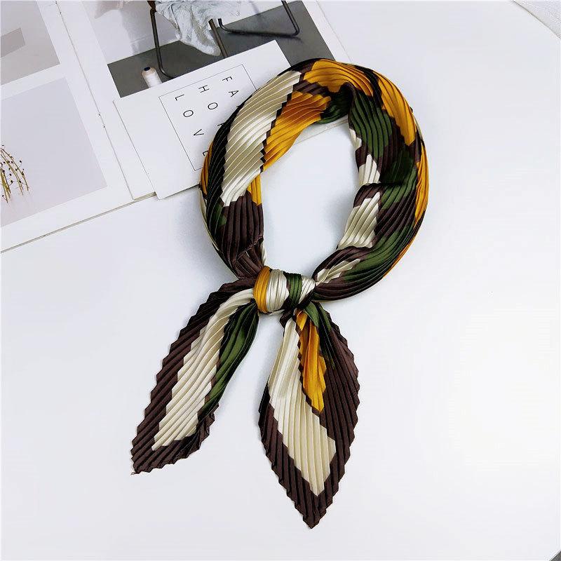 Модный декоративный шарф, повязка для волос, резинка для волос 70, маленький квадратный шарф, шелковый шарф, женский весенне-осенний универсальный маленький шарф, профессиональный шарф