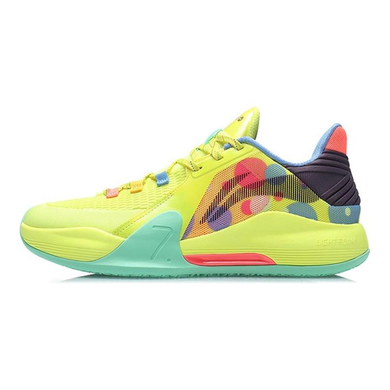 Баскетбольные кроссовки Li Ning Speed 7 Мужские Низкие Желтый/Зеленый ABPR007-2
