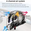 LS2 FF370 Мотошлем-трансформер Легкий Полнолицевой Шлем для Мотокросса Двойной Визор Модульный Шлем для Мужчин Женщин